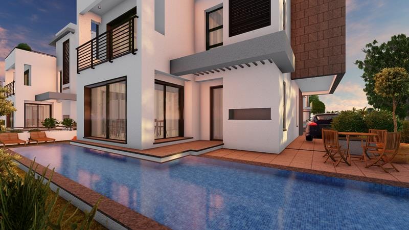 Nordzypern Immobilien 4-Zimmer Villen in Kyrenia