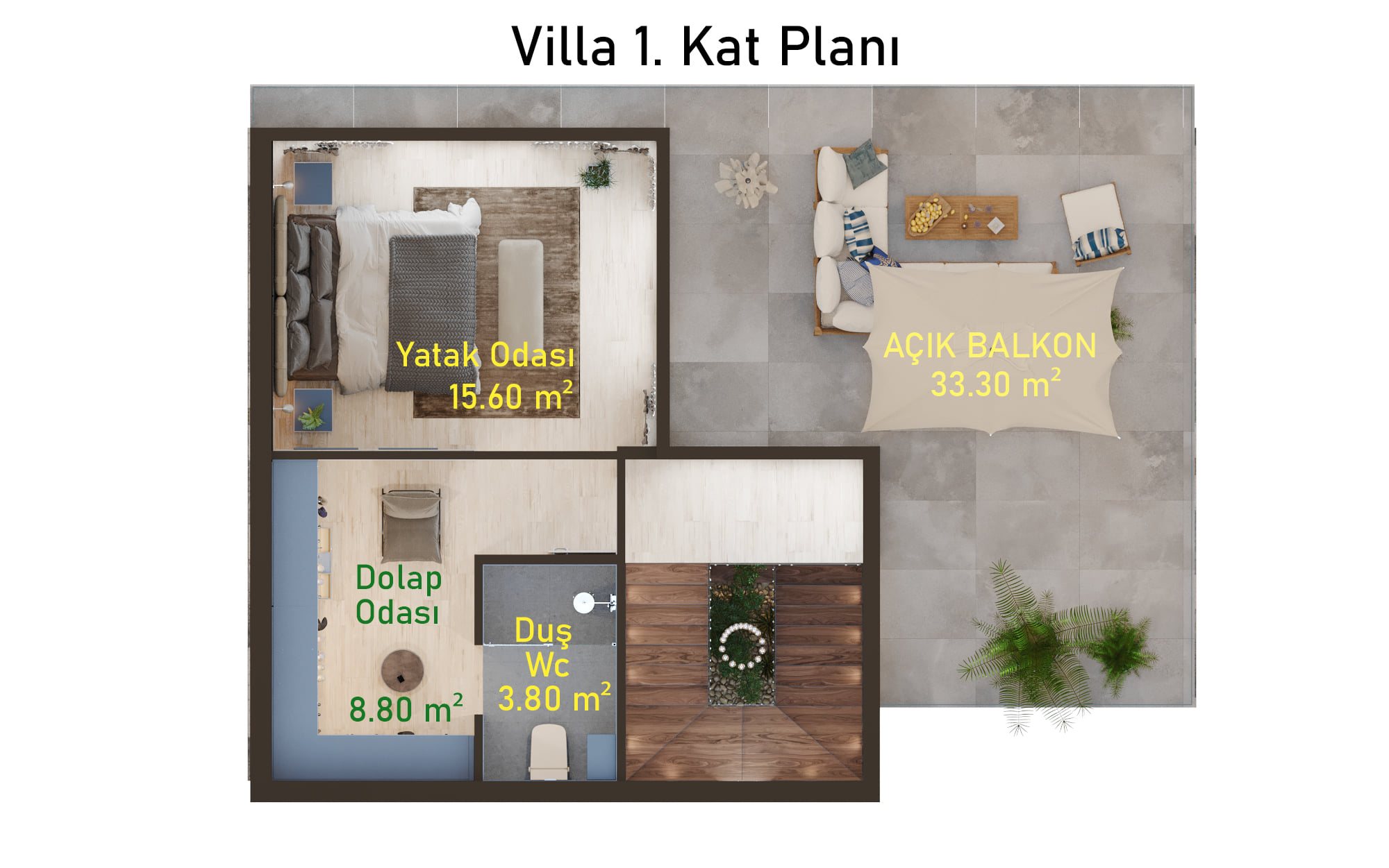 1.Etage Villa