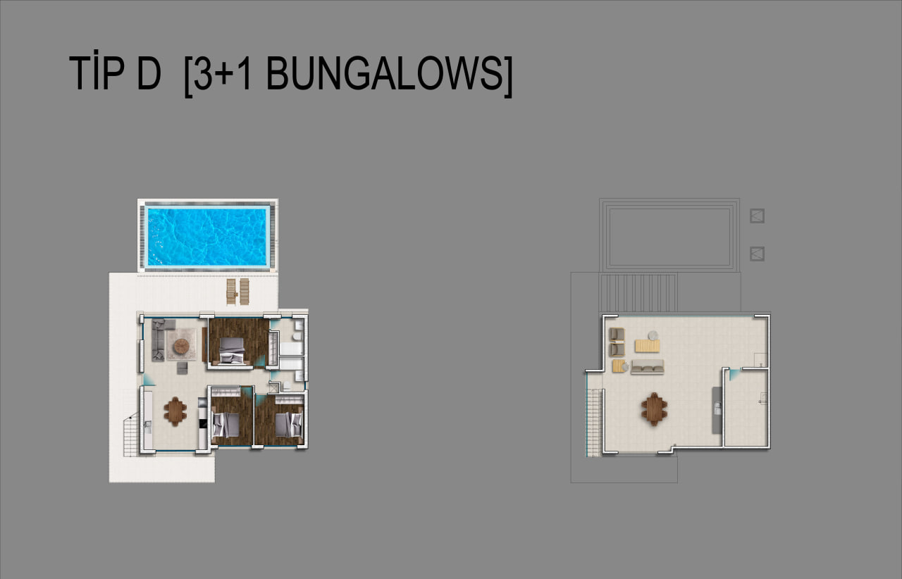 Type-D 4-Zimmer Bungalows