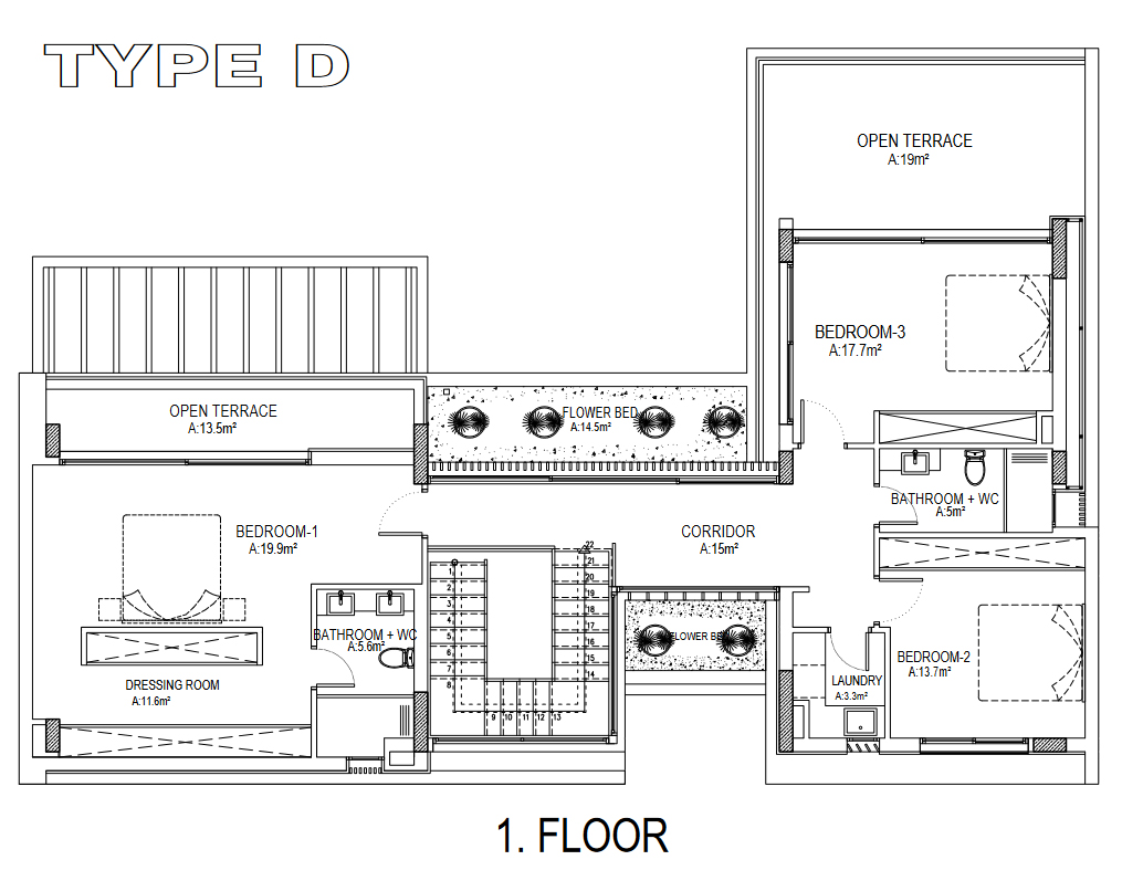Type-D (1.Etage)