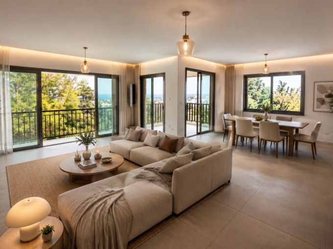 3+1 Garten-, Etagen- und Penthousewohnungen in Lapta Girne zu verkaufen. 1 E011A46A 35D4 4FCA BCA6 5F36DC68B926
